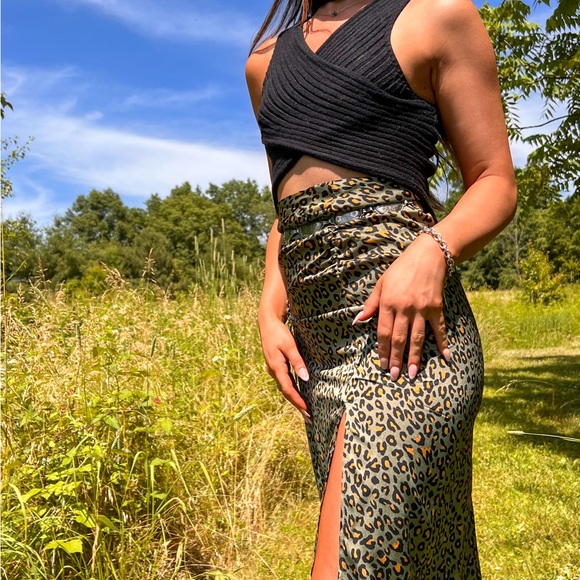 Leopard print maxi skirt - Picture 3 of 3